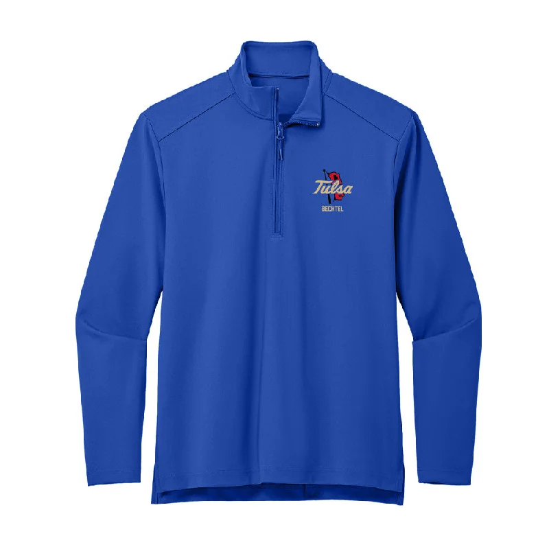 Tulsa - NCAA Women's Soccer : Ady Bechtel - Premium Quarter Zip Jacket Fitted Jacket Loose Jacket Oversized Jacket