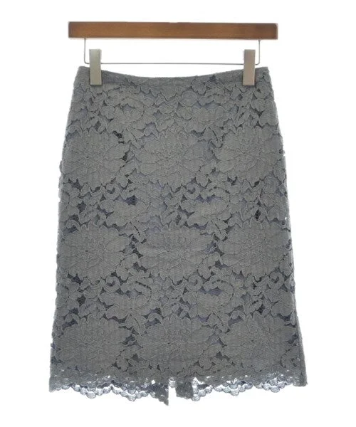 NATURAL BEAUTY BASIC Knee length skirts leather skirt refined