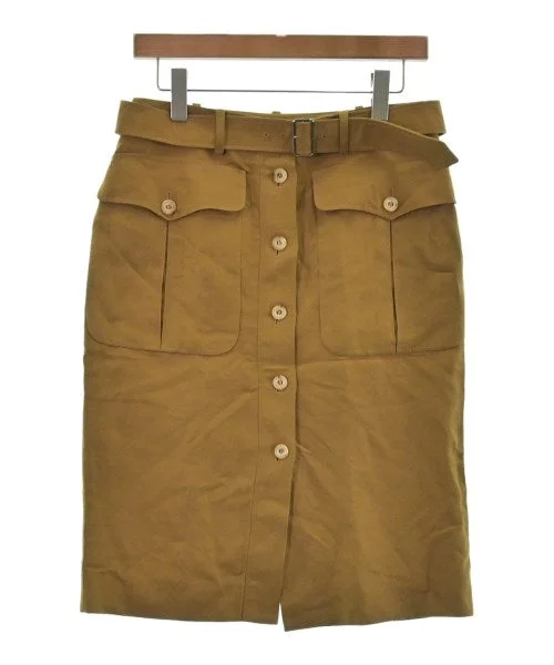 HERMES Knee length skirts lace skirt intricate