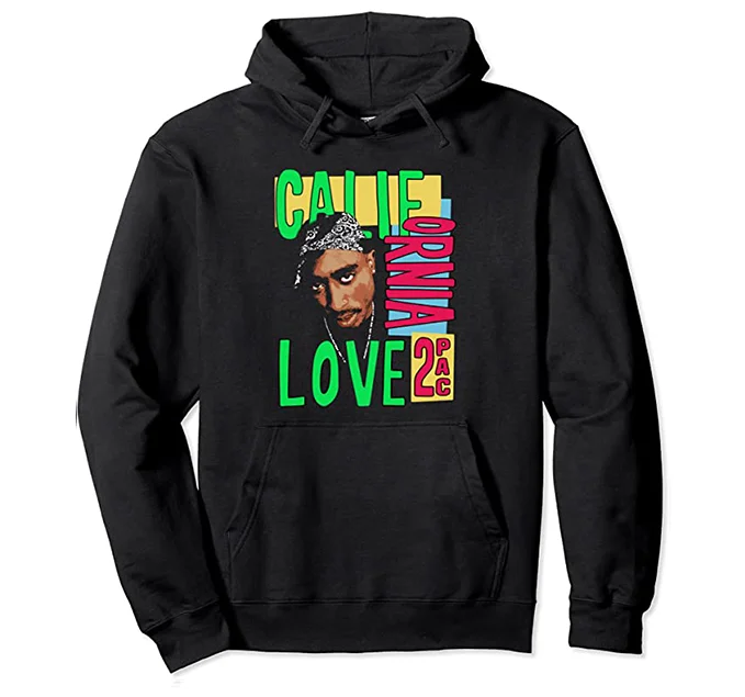 Retro California Love Hoodie Hoodie with Magnetic Closure Innovative Modern