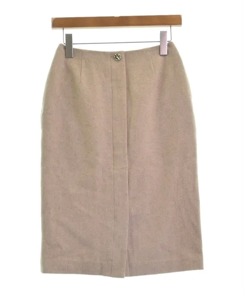 NATURAL BEAUTY BASIC Knee length skirts velvet skirt glossy