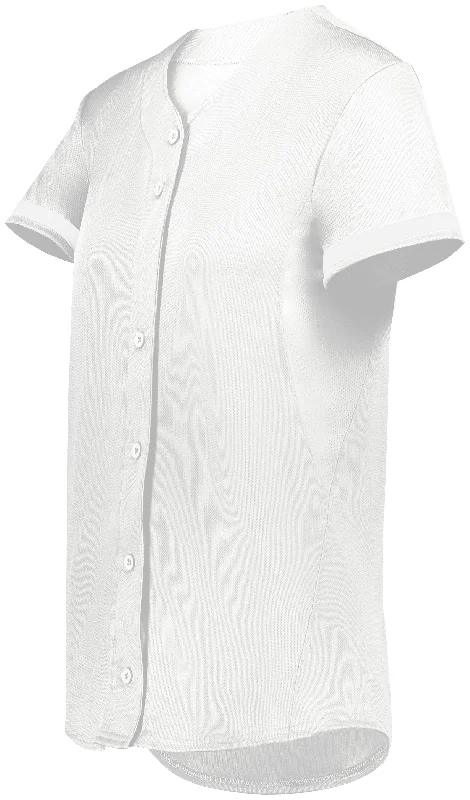 Girls Cutter+ Full Button Softball Jersey 6920 Sustainable Jersey Tee