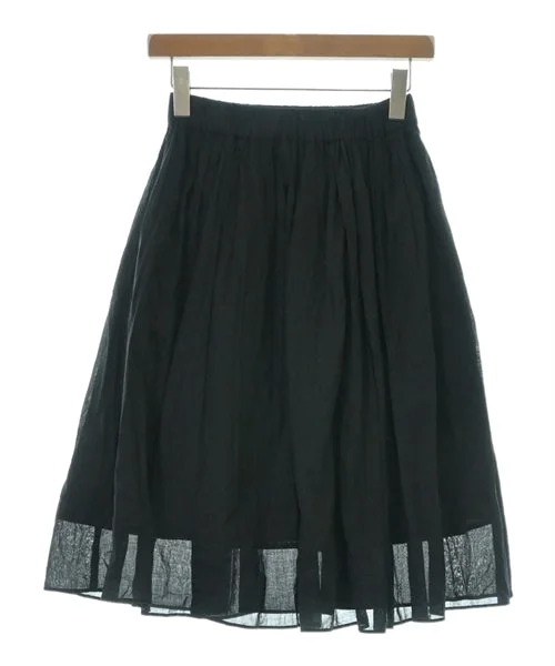 Kumikyoku Knee length skirts satin skirt smooth