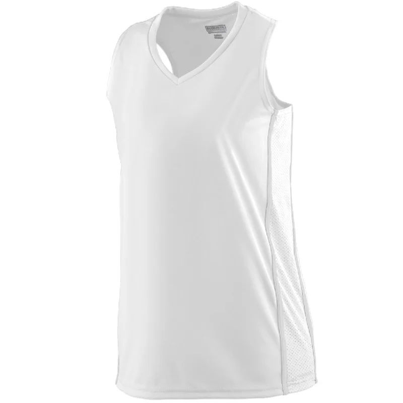 Girls Winning Streak Racerback Jersey 1183 Navy Blue Jersey Tee