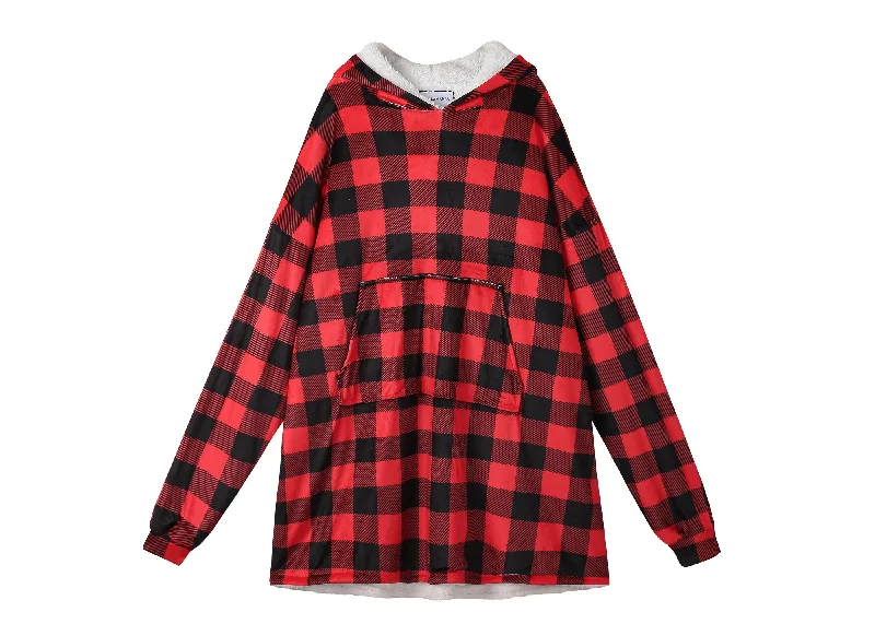 Black Red Check