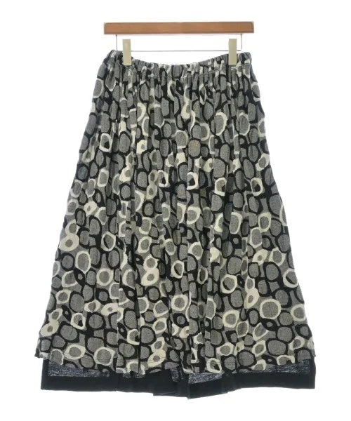 Y's Knee length skirts linen skirt airy