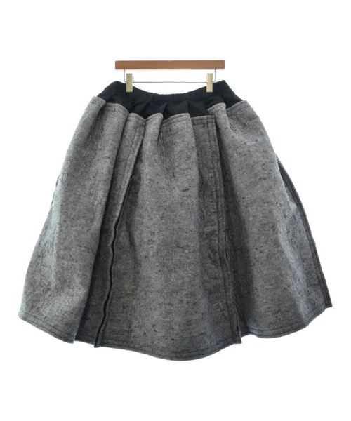 COMME des GARCONS Knee length skirts linen skirt relaxed