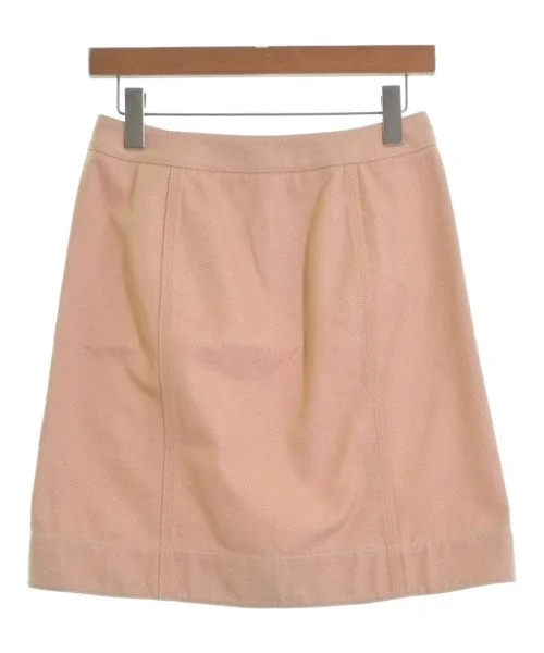 HERMES Knee length skirts cashmere skirt fine