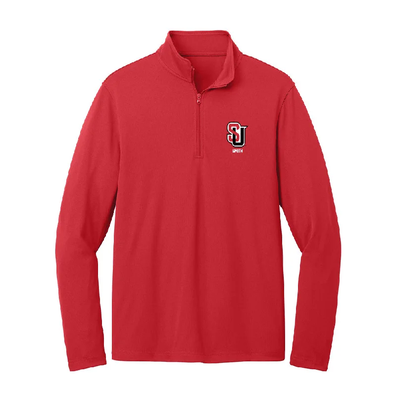 Seattle - NCAA Women's Soccer : Sydnee Smith - Lightweight Quarter Zip Jacket Nylon Jacket Polyester Jacket Spandex Jacket