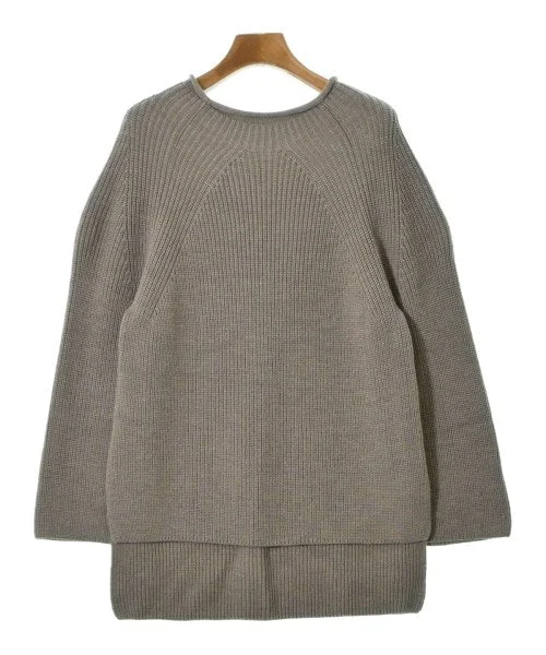 BATONER Sweaters Hooded Caped Shawl Collar