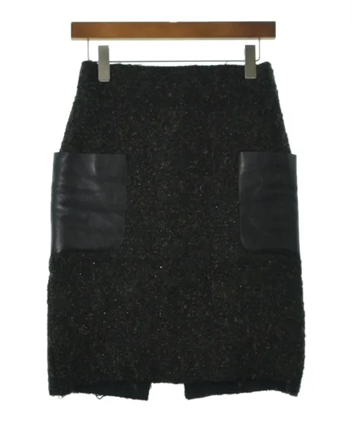 CELINE Knee length skirts ruffled skirt detail