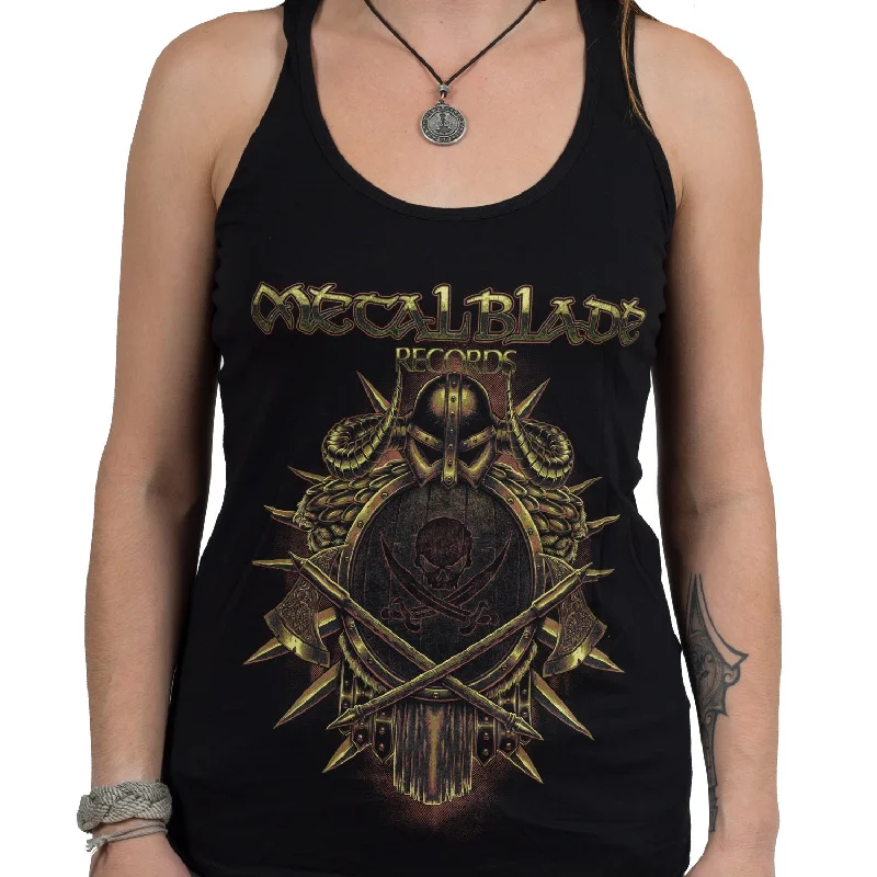 Metal Blade Records "Viking - Women's Tank Top" Girls Tank Top fitness tank top