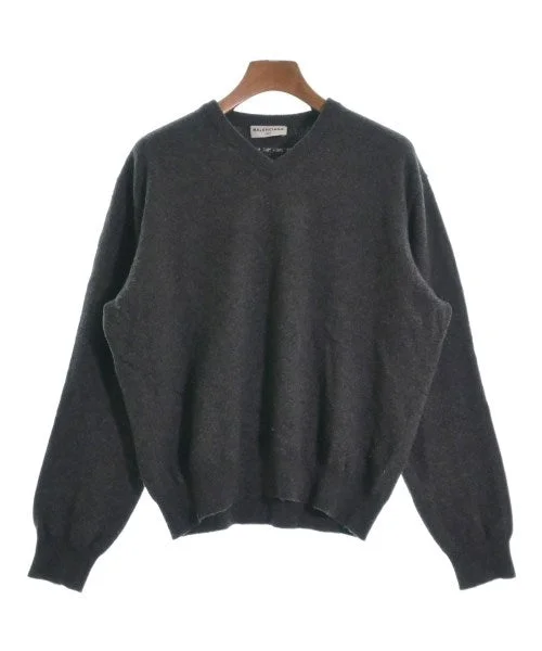 BALENCIAGA Sweaters Mesh Sweater Canvas Denim