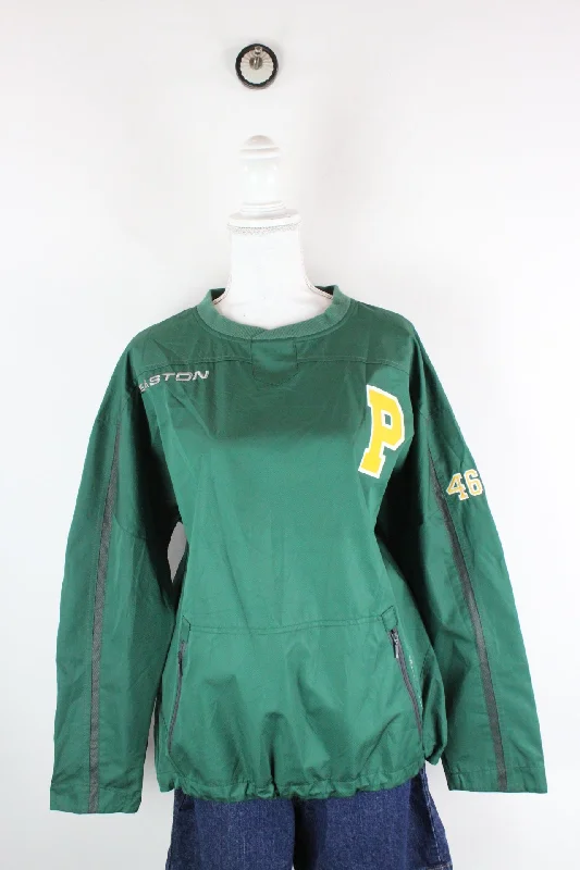 Vintage Easton Windbreaker Sweatshirt (S) Hoodie with Hood Adjustable Protection
