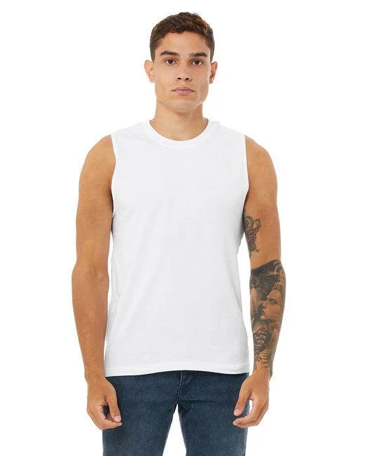 Bella + Canvas Unisex Jersey Muscle Tank 3483 (Pack of 6) Modern Jersey Tee