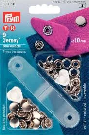 Prym Metal 10mm Silver 'Jersey' Press Fasteners with Tool Holiday Jersey Tee