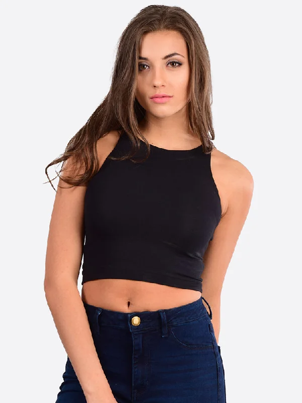 Micro Rib Racer Tank strappy tank top