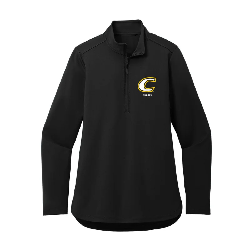 Centre College - NCAA Women's Soccer : Buckley Sparks - Women's Premium Quarter Zip Jacket Embroidered Jacket Appliqued Jacket Beaded Jacket