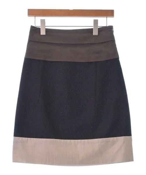 MARNI Knee length skirts pleated skirt texture