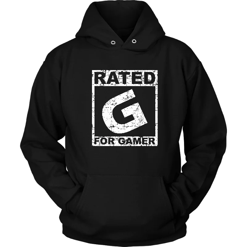 Rated G for Gamer - Unisex Hoodie Graphic Hoodie Design Print