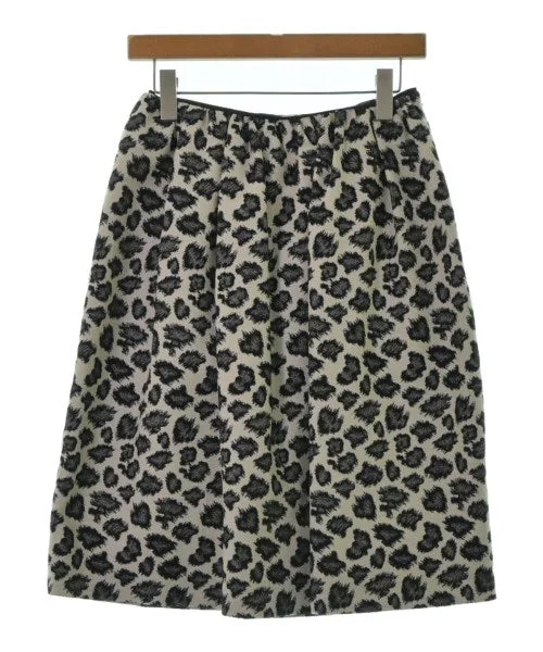 muller of yoshiokubo Knee length skirts chiffon skirt airy