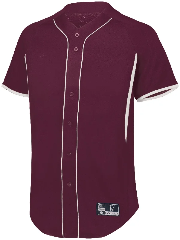 MAROON/WHITE