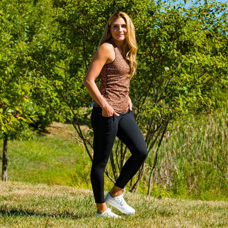 Fitness Tank turquoise tank top