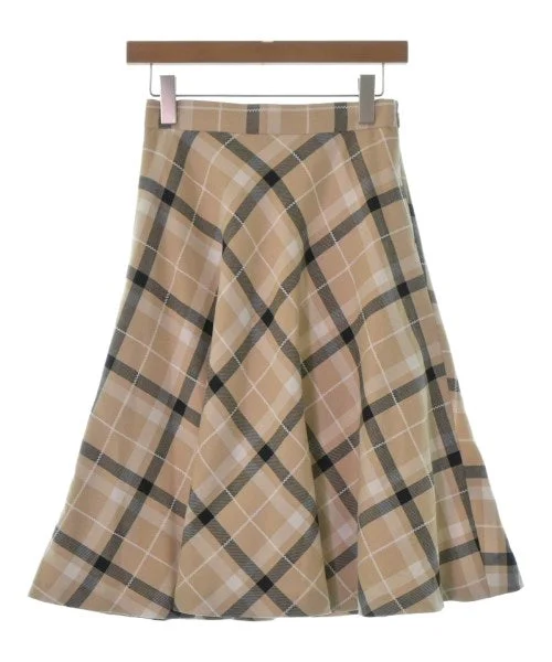 LAISSE PASSE Knee length skirts silk skirt lustrous