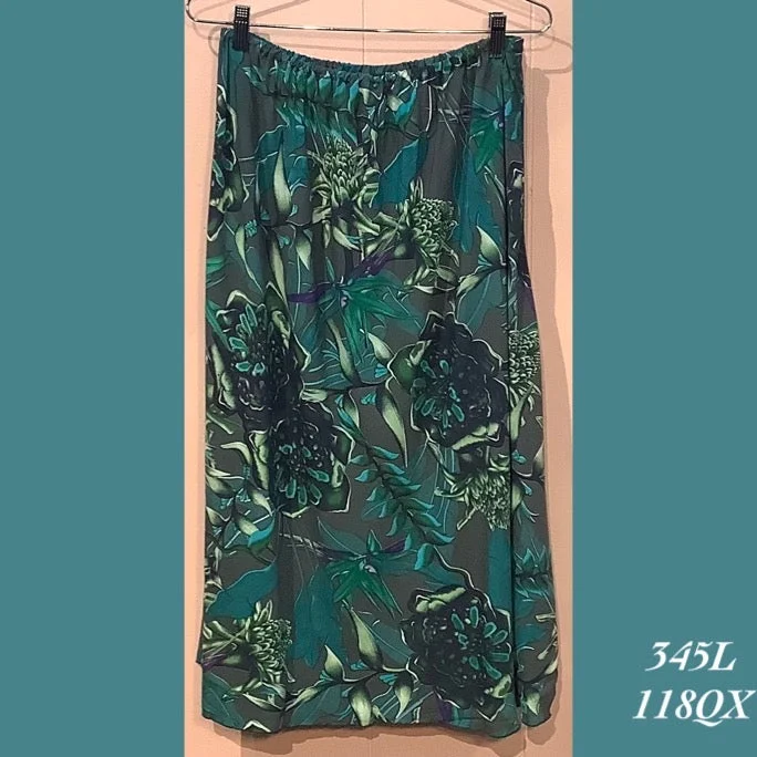 345LX - 118QX , Slinky skirt long plus size maxi skirt elegant