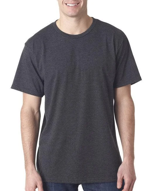 Bayside Adult Adult Heather Ring-Spun Jersey Tee 5010 Ash Gray Jersey Tee