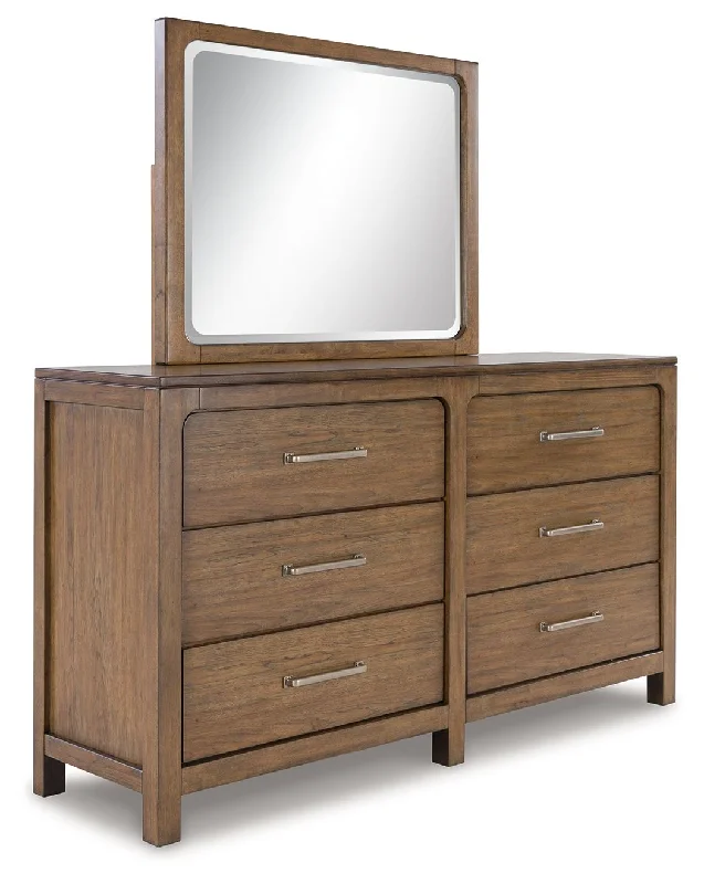 Cabalynn - Light Brown - Dresser And Mirror Tunics Satin smooth