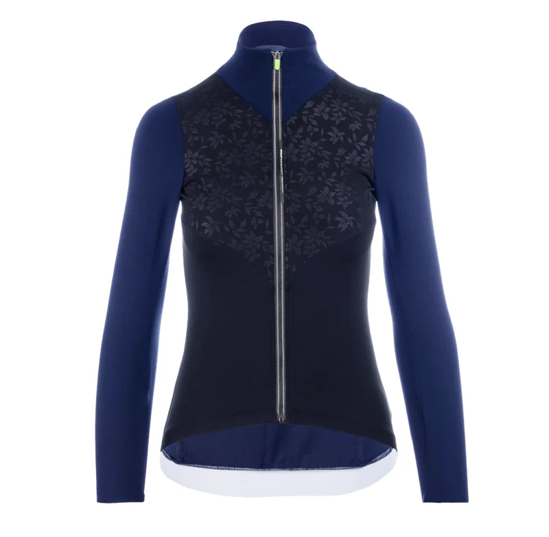 Q36.5 WOMENS JERSEY LONG SLEEVE NAVY LACE SMALL Daily Wear Jersey Tee