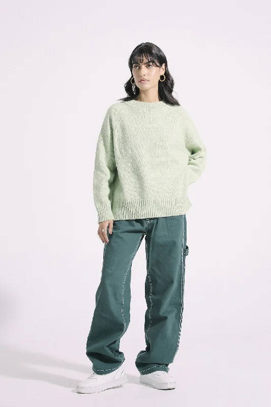 CHUNKY TEXTURE SWEATER (E0535/108/130) Oversized Loose Flowy