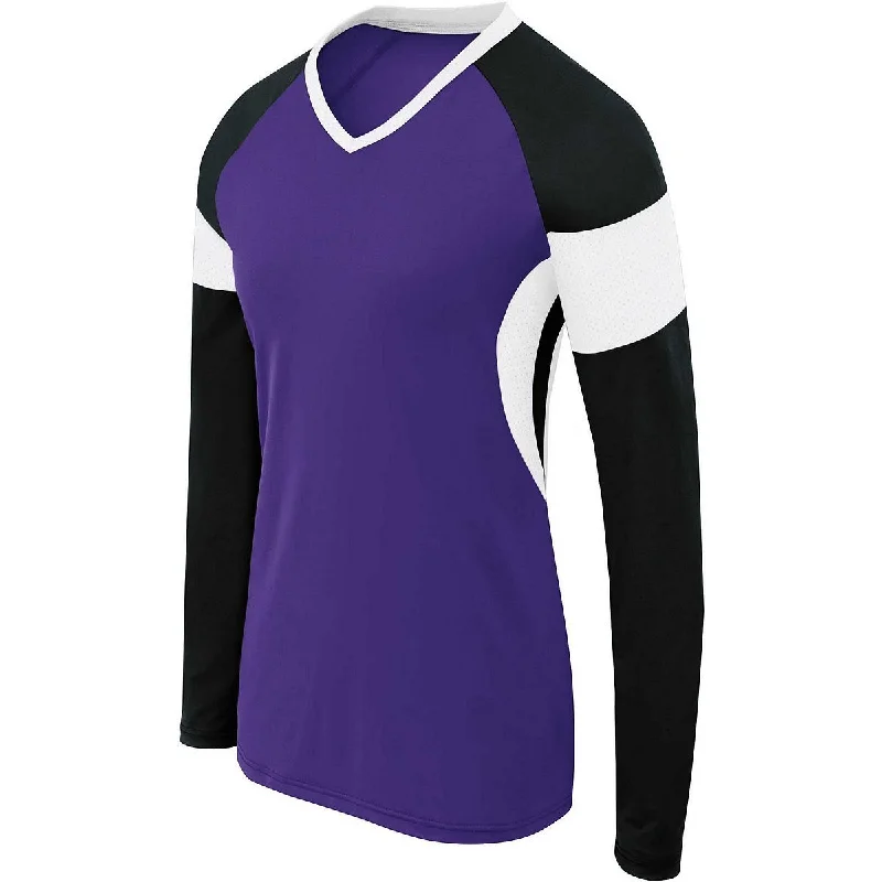 PURPLE/BLACK/WHITE