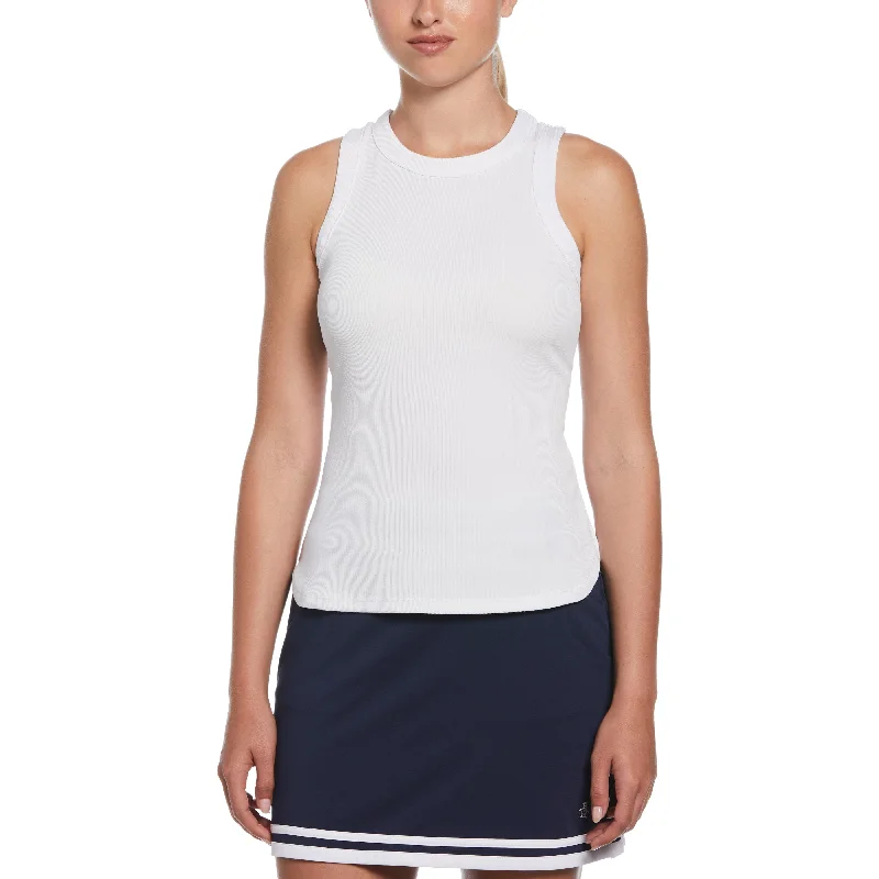 Ribbed Tennis Tank Top activewear tank top