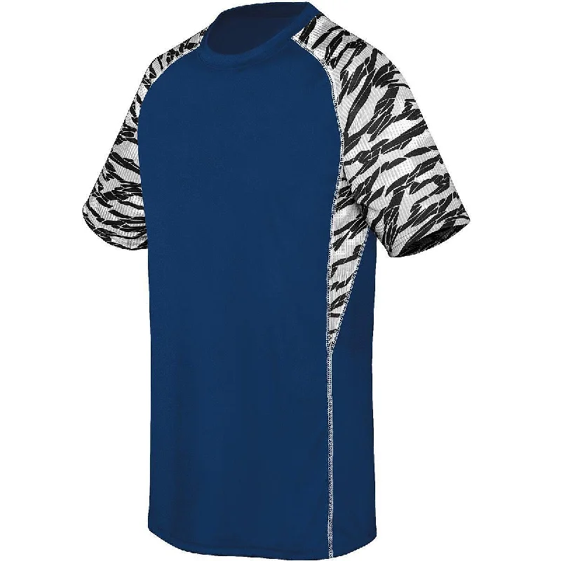 NAVY/FRAGMENT PRINT/WHITE