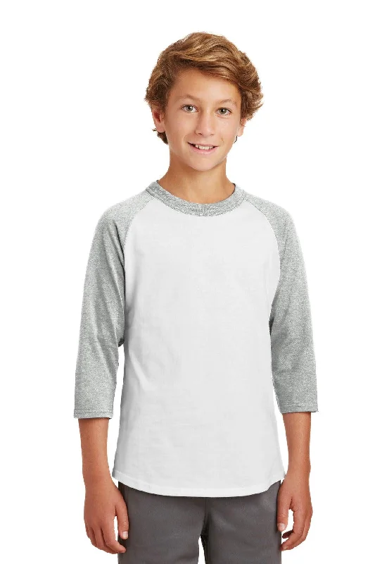 White/ Heather Grey