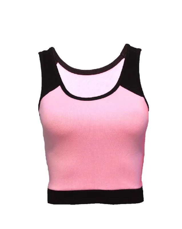 Baby Pink Tank Top floral tank top