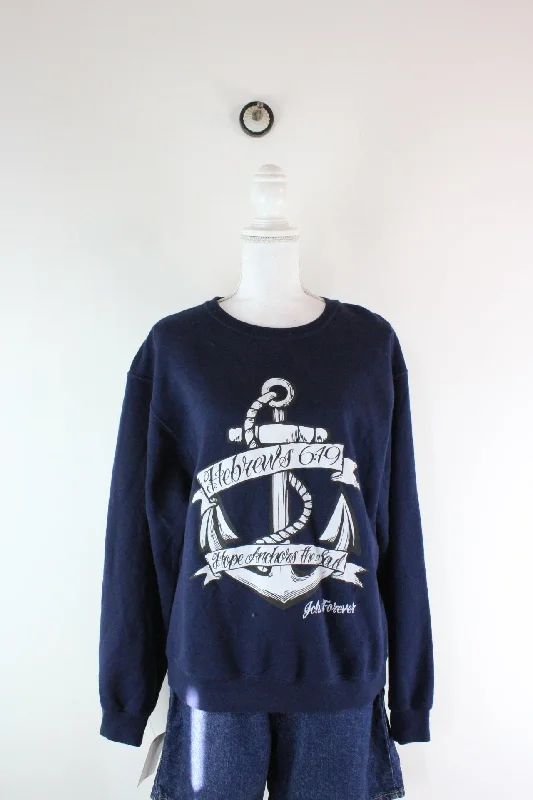 Vintage Jesus Christ Loves Sweatshirt (M) Hoodie with Turtle Neck Cozy Winter
