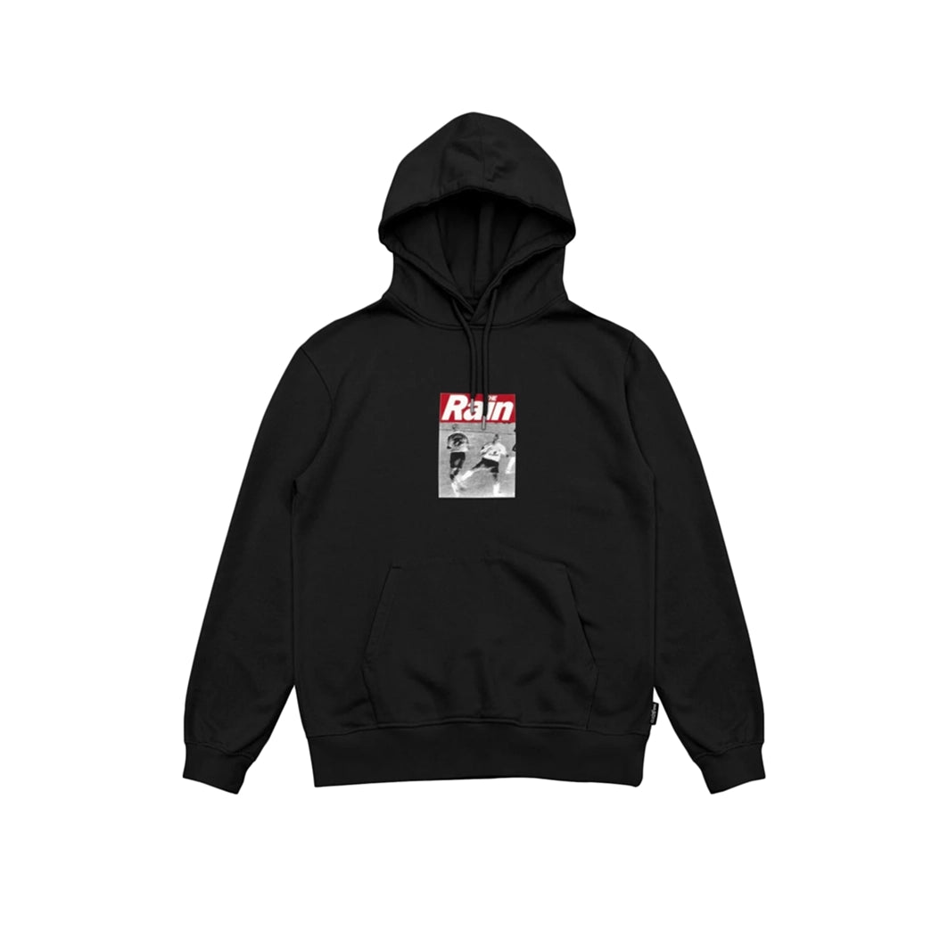 Wasted Paris Howler Hoodie - Black Hoodie with Front Slit Layering Stylish