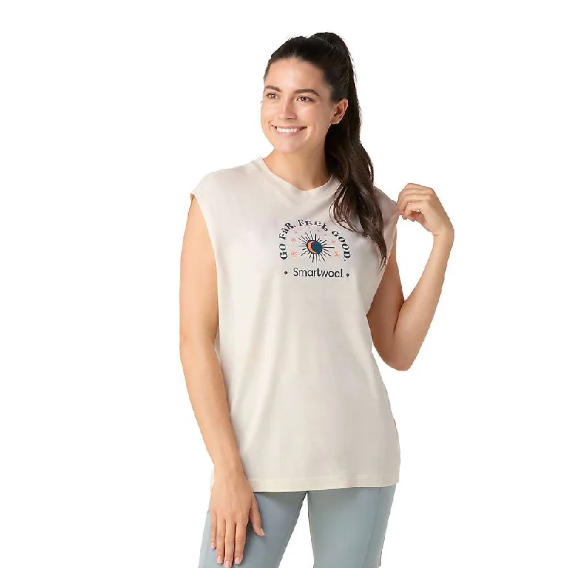 Smartwool Women's Active Muscle Tank metallic tank top