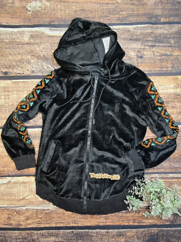 Embroidered Hoodie Hoodie Dress Longline Feminine