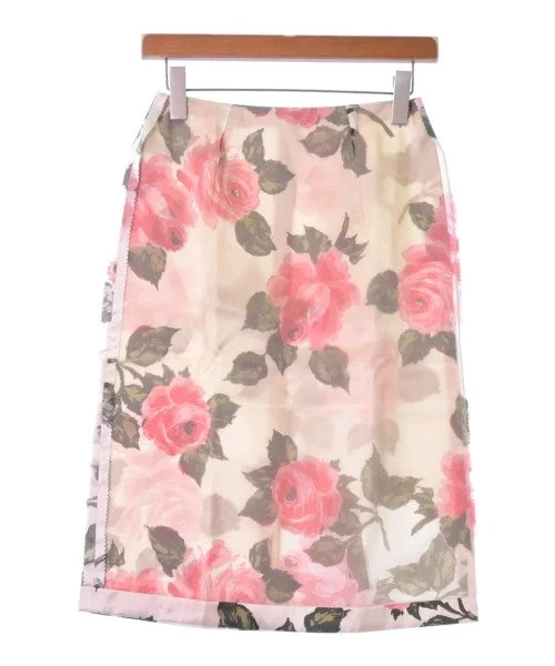 Maison Margiela Knee length skirts leather skirt durable