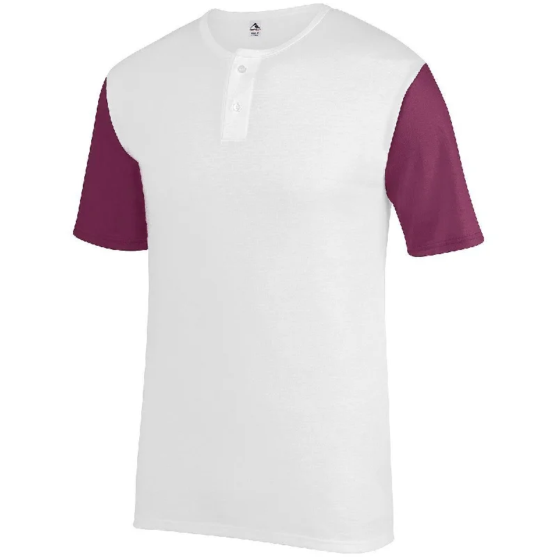 WHITE/MAROON