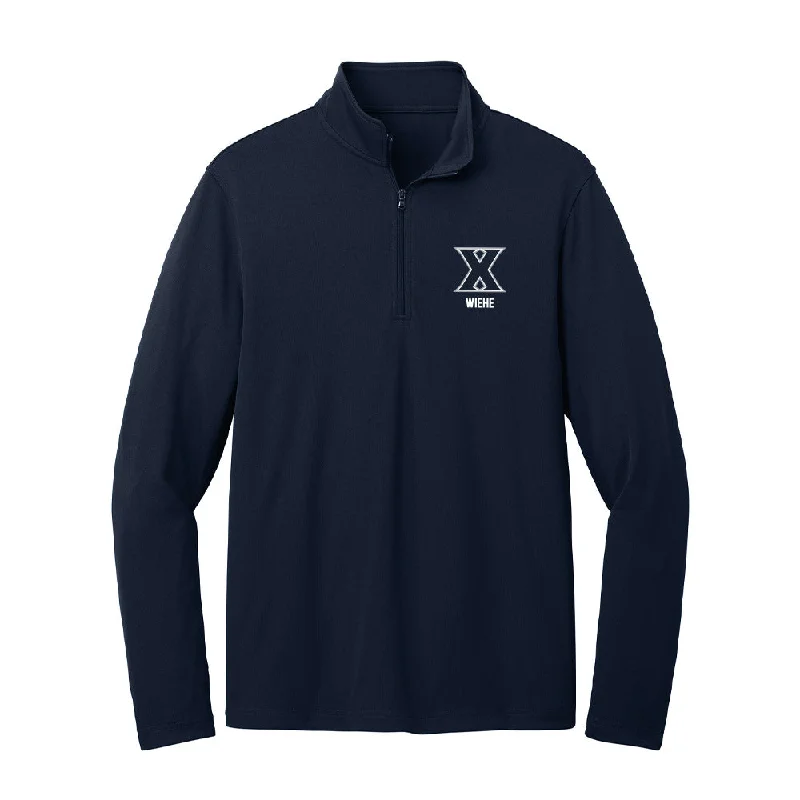 Xavier - NCAA Women's Soccer : Sam Wiehe - Lightweight Quarter Zip Jacket Faux Fur Fabric Real Fur Fabric Shearling Fabric