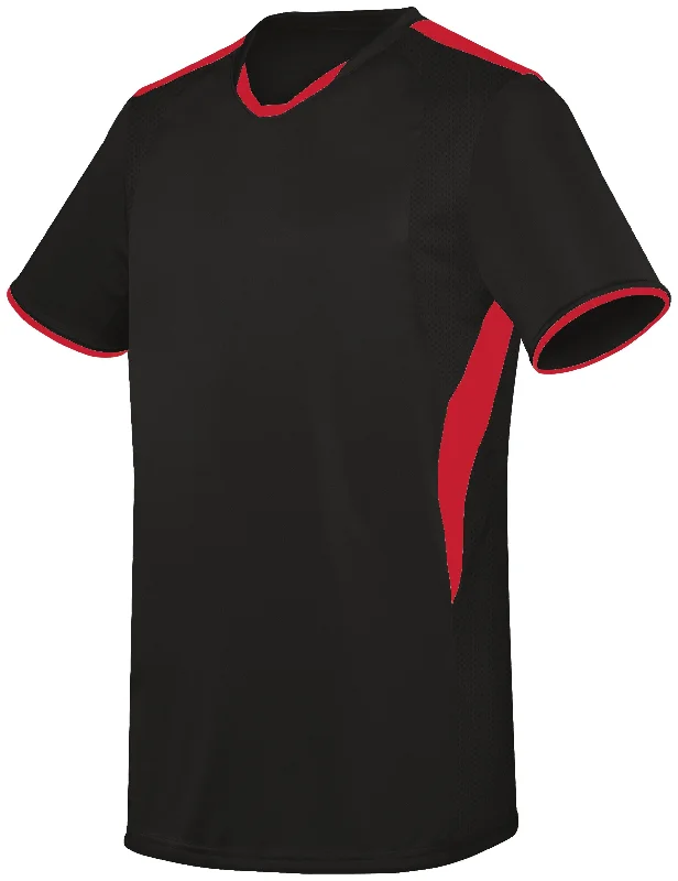 BLACK/SCARLET