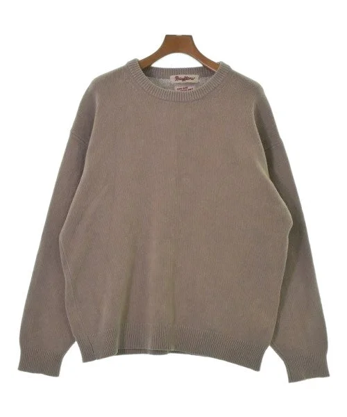 BAYFLOW Sweaters Mesh Fabric Canvas Fabric Denim Fabric