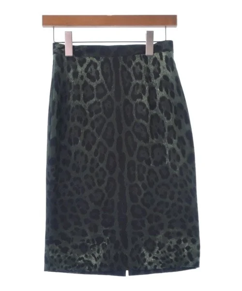 DOLCE&GABBANA Knee length skirts elastic waist skirt