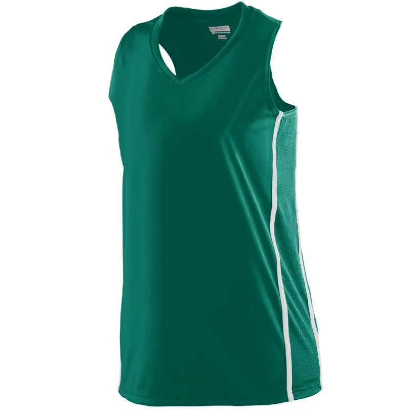 DARK GREEN/WHITE