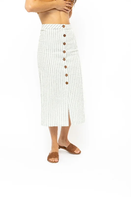 Rusty Coastal Midi Skirt vintage skirt charm